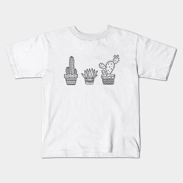 Cactus Kids T-Shirt by valentinahramov